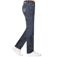 布魯斯鯊魚(yú) BRUCE & SHARK休閑褲男冬季加厚燈芯絨平絨長(cháng)褲子男士大碼刺繡直筒褲 深灰 厚款 36 腰圍2.79尺(93厘米)