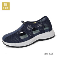 真如界真如界僧鞋夏季羅漢鞋師父涼鞋涼爽防滑居士休閑網(wǎng)鞋厚底耐磨2438 藍色 女鞋 37