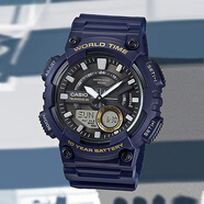 卡西歐（CASIO）卡西歐森林人表經(jīng)典復古網(wǎng)紅手表帆布男FT-500WC-3B/5B/1B 石英表 AEQ-110W-2A