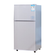 小鴨30升小冰箱迷你小型家用 冷藏冷凍兩用宿舍出租房雙門辦公室電冰箱 一級(jí)能效 BCD-58A118LS銀