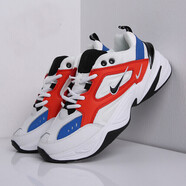 耐克（NIKE）【尖貨】男鞋夏季新款經(jīng)典復(fù)古休閑網(wǎng)面透氣時(shí)尚防滑運(yùn)動(dòng)跑步鞋 AV4789-100 白藍(lán)橙 40