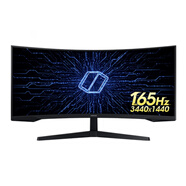 三星  34英帶魚屏4K165HZ電競曲面顯示器2K玄龍騎士G5 C34G55TWWC【尾貨機】 C34G55TWWC【34英寸/準4K/165Hz 官方標配