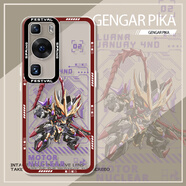 小寸心華為p70手機殼p70pro/p70art透明硅膠天使眼防摔新款質(zhì)感直邊動漫卡通機甲風(fēng)鏡頭全包保護套 【TS140-呂布】+掛繩 華為p70
