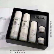 赫拉（HOLA）赫拉HOLA牛奶乳酸菌嫩膚光感套裝潔面水乳霜精華補水保濕提亮膚色 牛奶乳酸菌光感嫩膚套盒