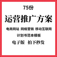 電商網(wǎng)站移動互聯(lián)網(wǎng)APP網(wǎng)絡(luò)營銷運營推廣策劃方案計劃書范本模板