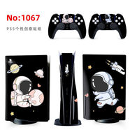 妙普樂(lè )PS5貼紙適用游戲主機ps5光驅版數字版手柄貼動(dòng)漫痛貼磨砂中間貼紙 ps5貼紙1067示愛(ài)宇航員 數字版貼紙
