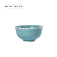 龍泉青瓷米飯碗陶瓷新款創(chuàng)意中式餐具家用加厚吃飯碗大號面湯碗喝粥碗小碗 4.5英寸天青碗