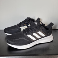 阿迪達斯 （adidas）跑步鞋男鞋2025夏季新款運動鞋減震透氣輕便低幫健身訓練鞋子 F36199黑白 42 (260mm)