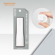 國(guó)譽(yù)(KOKUYO)【日本文具大賞】進(jìn)口GLOO固體膠棒直角膠學(xué)生手工辦公膠水M號(hào)白色膠體(1個(gè)裝) 22g TA-G302-1P