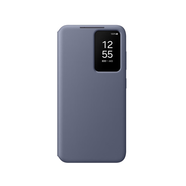 三星（SAMSUNG）S24+插卡式智能視窗保護套 S24+原裝手機殼 翻蓋手機套 原廠(chǎng)手機殼  SM-S9260手機殼 紫色