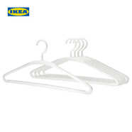 宜家（IKEA）TRYSSE特麗賽衣架家用收納塑料掛衣架收納神器衣?lián)我聮?衣架白色/灰色