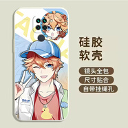 品勝Redmi紅米10X4G手機(jī)殼M2003J15SC保護(hù)套iO×動(dòng)漫原神全包男女防摔 元神動(dòng)漫-公子 紅米10x4G