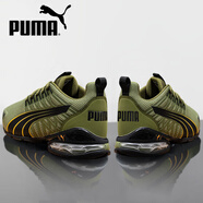 彪馬（PUMA）跑步鞋男鞋 2025秋季新款網(wǎng)面鞋透氣運動(dòng)鞋輕便軟底緩震跑步鞋 379601-05/橄欖綠-黑色-柑橘橙色 38.5 內長(cháng)245