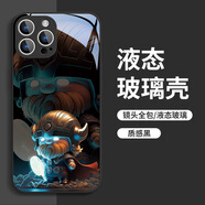 赫致蜘蛛俠蘋果14手機殼iPhone13新款12感15鋼鐵俠x潮牌xs個性11創(chuàng)意14promax小眾xr男mini玻璃8p防摔7 【玻璃質(zhì)感黑】雷神-BL19324 iPhone 6s