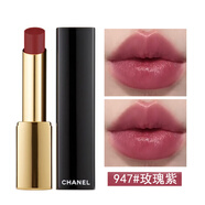 香奈兒（Chanel）細管口紅黑金魅力精萃唇膏緞光滋潤保濕精華七夕情人節禮物送女友 947#玫瑰紫（2024圣誕限定）