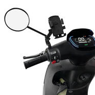 允和美適用九號(hào)MMAX/F90/N70c/N90/BMAX/C65手機(jī)導(dǎo)航支架電瓶騎行 九號(hào)全系通用(后視鏡款)