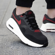 耐克/Nike男鞋秋冬新款運動鞋AIR MAX氣墊休閑鞋緩震耐磨跑步鞋 DM9537-003/AIR MAX/黑紅配色 44