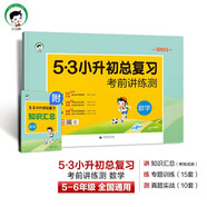 小學數(shù)學 53小升初總復習考前講練測2024年