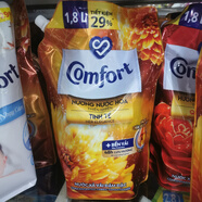 Comfort越南原裝進(jìn)口衣物柔順劑除靜電持久留香型大包家庭裝 索菲亞香 1.8L