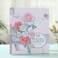 6寸相冊塑封4D大6寸200張相冊插頁(yè)式相簿大容量影集相冊本 春暖花開(kāi)