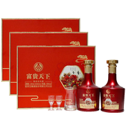 五糧液股份公司出品 濃香型白酒 自飲口糧酒 52度 500mL 6瓶 富貴天下牡丹如意