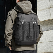 馬克華菲2025新款商務(wù)雙肩包男潮流15.6英寸電腦書(shū)包休閑通勤背包上班出差