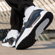耐克（NIKE）官方艦店男鞋春季新款運(yùn)動(dòng)鞋AIR MAX氣墊鞋復(fù)古休閑鞋緩震跑步鞋 DM9537-103/AIR MAX/白黑 43