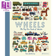車(chē)輪 有趣的車(chē)輛手冊Tom Schamp Wheels The Big Fun Book of Vehicles英文原版 兒童科普繪本 精裝進(jìn)口 兒童讀物
