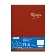 SEASON清倉臺灣四季2025年B5A5一日一頁軟面日程本手帳365天記事本計劃本 YDC2516-03 2025年16K日志-紅