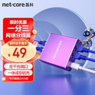 磊科（netcore）Z13G 一分三網(wǎng)線分線器 千兆交換機 3網(wǎng)口轉(zhuǎn)接頭HUB分流器 電腦筆記本路由器IPTV機頂盒網(wǎng)絡(luò)交換器
