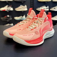 李寧音速11TD版男子籃球鞋減震秋冬款實(shí)戰耐磨透氣低幫運動(dòng)鞋 ABPT057 蜜桃橘/紅珊瑚粉 ABPT057-3 41