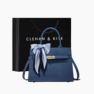 CLEHAN&KITECK女包2025新款大容量中年媽媽包婚包新娘包托特包情人節生日禮物 藍色（生日禮物送媽媽?zhuān)?
                                         title=