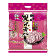 旺旺 黑米雪餅 原味 425g 家庭裝 休閑膨化食品餅干糕點零食