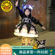 G.DUCKKIDS庫(kù)洛米衣服女童兒童連衣裙夏季洛麗塔公主裙生日裙子春秋圣誕服裝 發(fā)光裙子+打底衫 140 建議身高130-140cm9-10歲