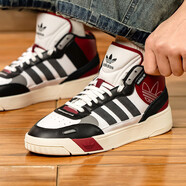 阿迪達(dá)斯（adidas）高幫板鞋 夏季新款舒適保暖運(yùn)動(dòng)鞋時(shí)尚潮流滑耐磨休閑鞋 【高幫保暖】新年款 三葉草系列 41 內(nèi)長(zhǎng)255mm