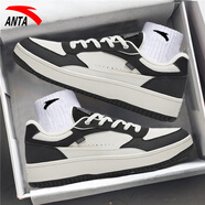 安踏板鞋男鞋2026春季旗艦運動(dòng)鞋白色休閑鞋男士透氣輕便小白鞋子 安踏白/黑-8001 39