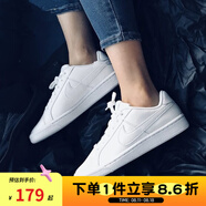 耐克Nike耐克鞋女鞋 休閑COURT粉勾小白鞋低幫運動板鞋AO2810 白色833535-102 36.5