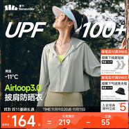 蕉下（beneunder）防曬衣女春夏新款冰絲涼感升級披肩AL118遠(yuǎn)山灰L