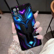 貝倫斯 紅魔9pro手機殼紅魔9pro+卡通9spro+創(chuàng  )意機甲潮款全包防摔軟殼簡(jiǎn)約個(gè)性小眾耐臟定制保護套 科技幻彩機甲+掛繩 紅魔9pro+