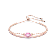 施華洛世奇（Swarovski）Gema系列糖果耀動女生生日禮物手鏈飾品 鍍玫瑰金色糖果手鏈