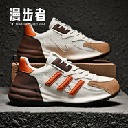 漫步者2025夏季新款情侶網(wǎng)面透氣運(yùn)動(dòng)休閑飛織網(wǎng)面軟底潮流輕便百搭板鞋 白桔 42