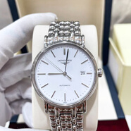 【二手99新】浪琴（LONGINES）男表瑰麗經(jīng)典系列全自動機械男士手表二手浪琴瑞士手表腕表 38.5mm白面條刻 L4.921.4.12.6