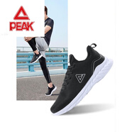 匹克運動(dòng)鞋男鞋2025春季透氣軟底跑鞋休閑鞋子防滑減震跑步鞋女鞋 透氣網(wǎng)面黑色/金色 39