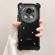 權(quán)速不發(fā)黃四角氣囊適用榮耀magic7pro手機(jī)殼新款簡約magic6高級感華為男女款自帶鏡頭膜情侶全包防摔 【石墨黑】四角氣囊十米防摔殼+自帶鏡頭膜/不發(fā)黃 華為 Mate 40 Pro