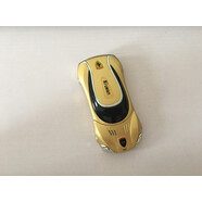 NEWMINDF3袖珍無上網(wǎng)直板時尚跑車型汽車直板按鍵商務(wù)禮品小手機 金色移動版
