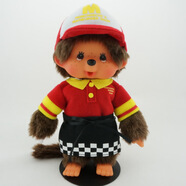 萌趣趣萌趣趣公仔娃娃玩偶毛絨玩具 漢堡服務(wù)員 站高約18cm 241520