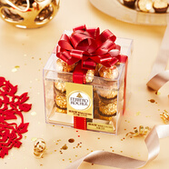 費列羅（Ferrero Rocher）進(jìn)口榛果威化巧克力零食金莎巧克力婚禮喜糖生日七夕情人節禮物 費列羅T18原裝圣誕定制款225g