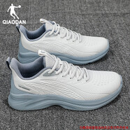 喬丹運動(dòng)鞋男鞋軟底跑步鞋2025秋冬季新款輕便皮面防水黑色休閑鞋子男 淡灰/太空灰【皮面防水】 39