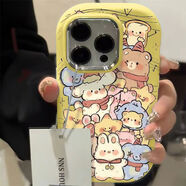 VYOPBCvivox90手機殼80/70/60全包s17t s16防s9摔y78+ y77軟殼y52s y33s 小胖墩-黃色-827星星動(dòng)物合集(帶銀色框) vivo R01