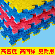 京富跆拳道地墊防滑大號(hào)加厚1X1米泡沫道館武術(shù)摔跤訓(xùn)練健身房拼接墊 紅黑-葉子紋 ,T字紋,五道紋可選 高密度100*100cm 4.0厘米厚